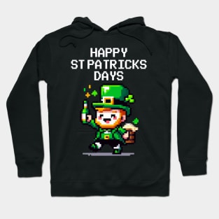 St Patricks Pixelated Hoodie